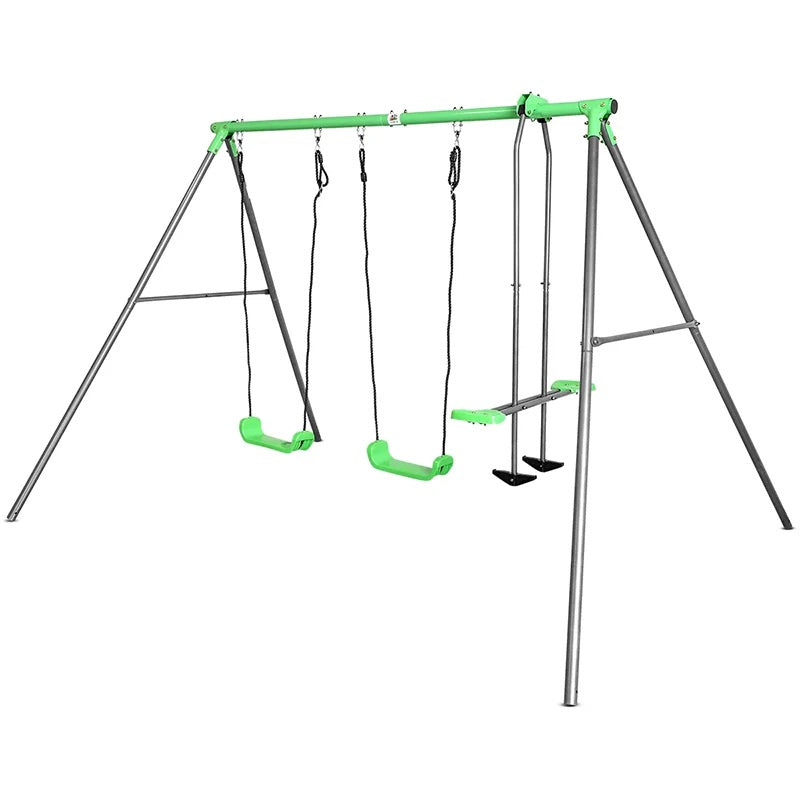 Lifespan Kids Metal Hurley 2 Triple Swing Set