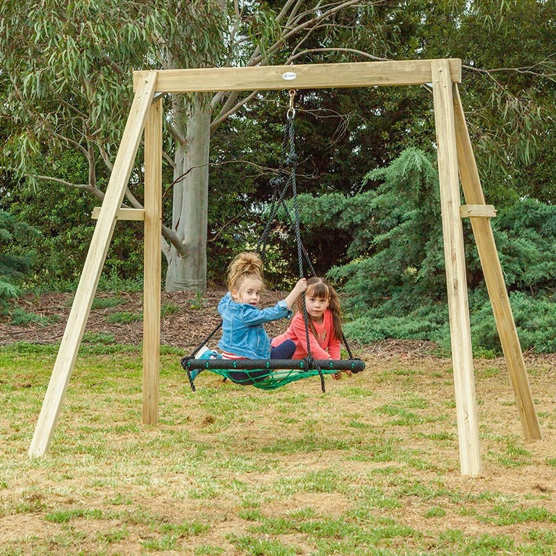 Lifespan Kids Timber Oakley Swing Set with 1.2m Spidey Web Swing