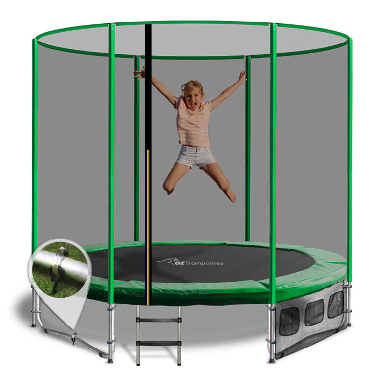 Oz Trampolines 6ft Round Summit Above Ground Trampoline