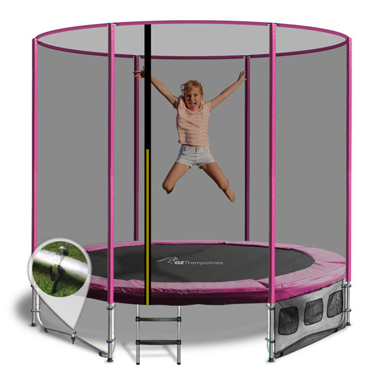 Oz Trampolines 6ft Round Summit Above Ground Trampoline