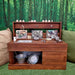 Bellbird outdoor mud kitchen front view with accessories