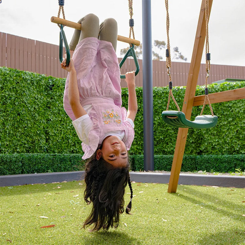 Lifespan Kids Darlington Play Centre with Triple Swing, Slide and Lookout Tower (Green Slide)