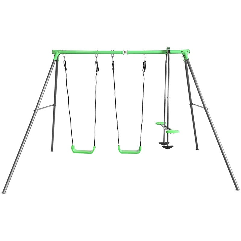 Lifespan Kids Metal Hurley 2 Triple Swing Set