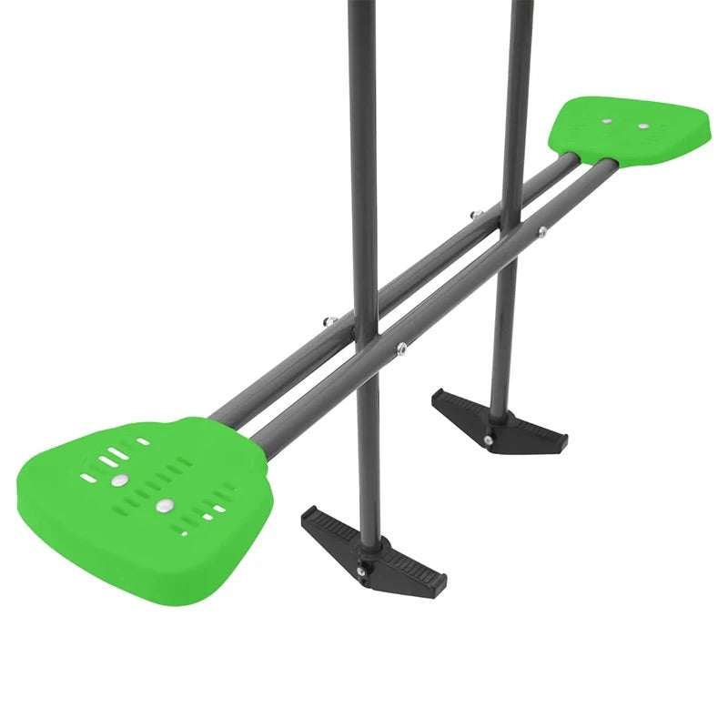 Lifespan Kids Metal Hurley 2 Triple Swing Set with Slide & Hoop