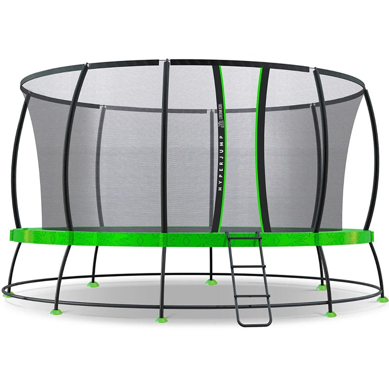 Lifespan Kids 16ft HyperJump4 Spring Round Trampoline with Step Ladder