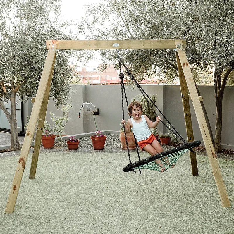 Lifespan Kids Timber Oakley Swing Set with 1.2m Spidey Web Swing