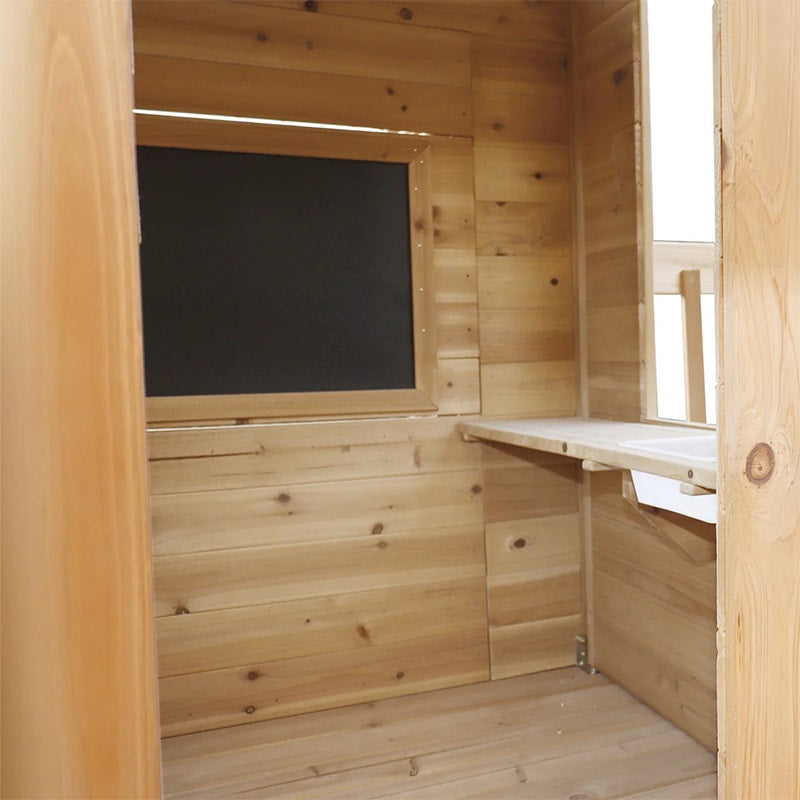 Lifespan Kids Silverton Cubby House with Rock Climbing Wall