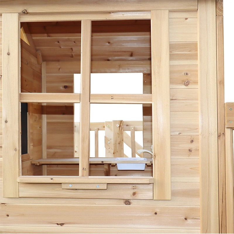 Lifespan Kids Silverton Cubby House with Rock Climbing Wall