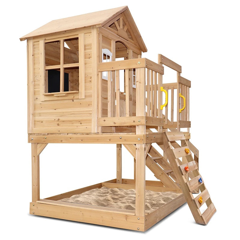 Lifespan Kids Silverton Cubby House with Rock Climbing Wall