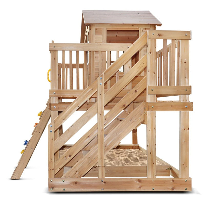 Lifespan Kids Silverton Cubby House with Rock Climbing Wall