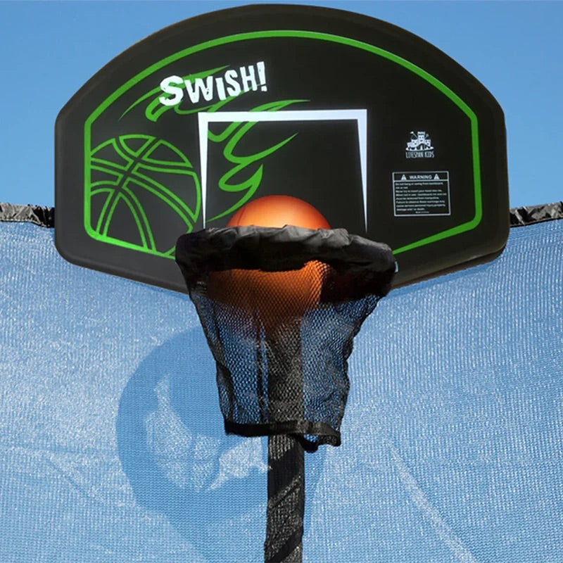 Lifespan Kids Swish Trampoline Basketball Ring (Lifespan Kids HyperJump P/2/3/4 Compatible)