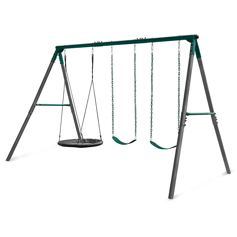 Lifespan Kids Titan Commercial Steel Triple Swing Set