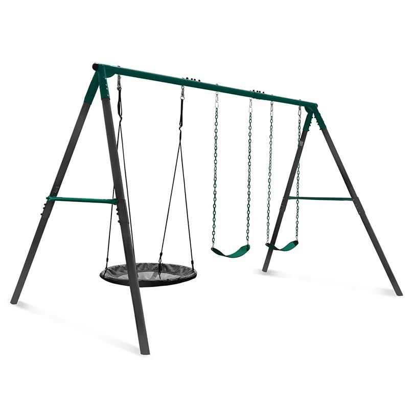 Lifespan Kids Titan Commercial Steel Triple Swing Set