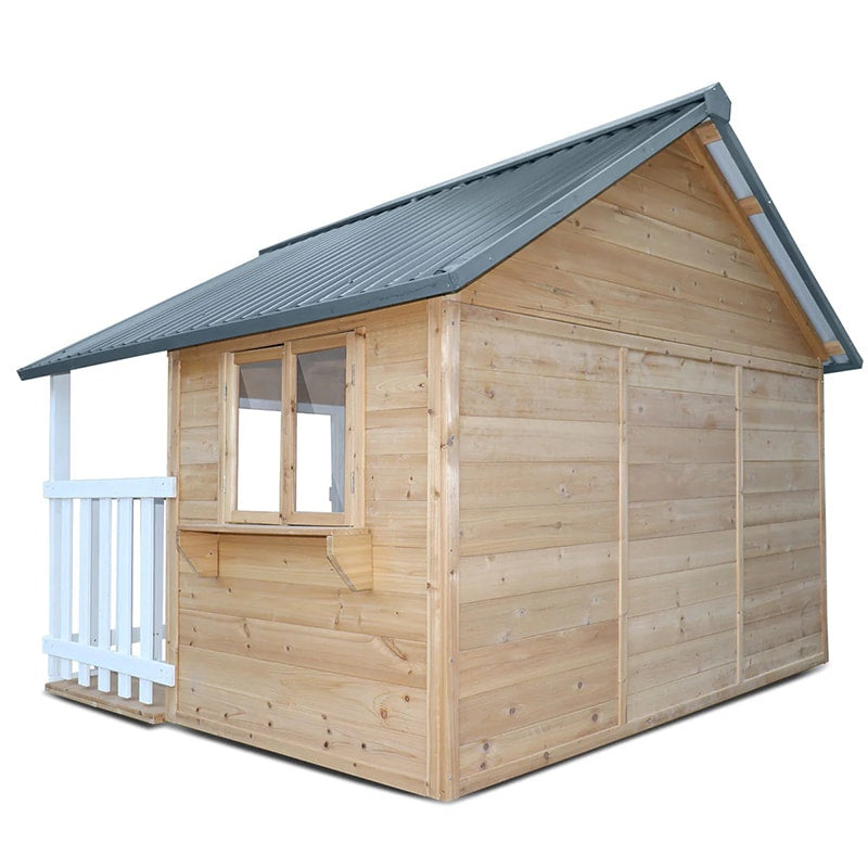 Lifespan Kids Winchester Cubby House with Veranda and Metal Roof