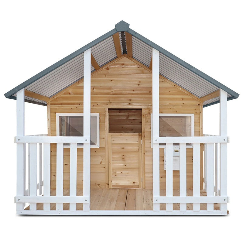 Lifespan Kids Winchester Cubby House with Veranda and Metal Roof