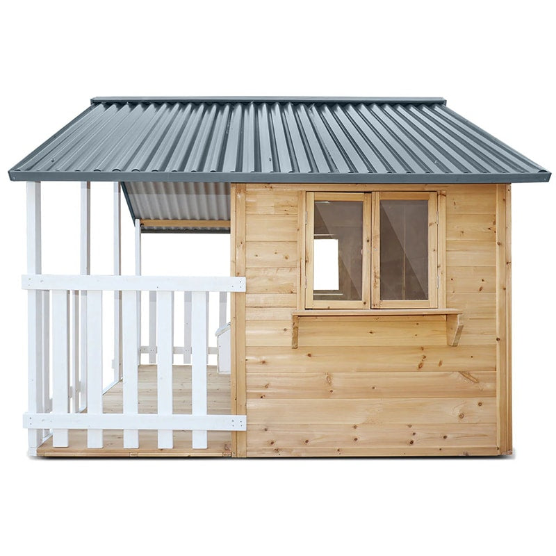 Lifespan Kids Winchester Cubby House with Veranda and Metal Roof