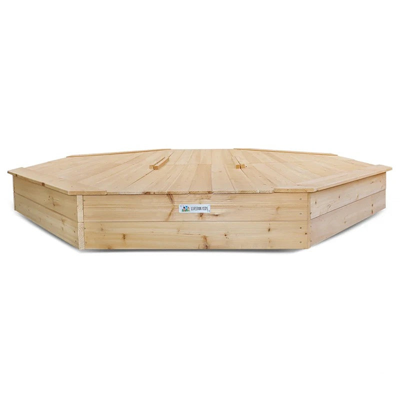 Lifespan Kids Grand Octagonal Sandpit with Timber Cover