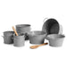 Metal creative cans and tubs set of 6 front view