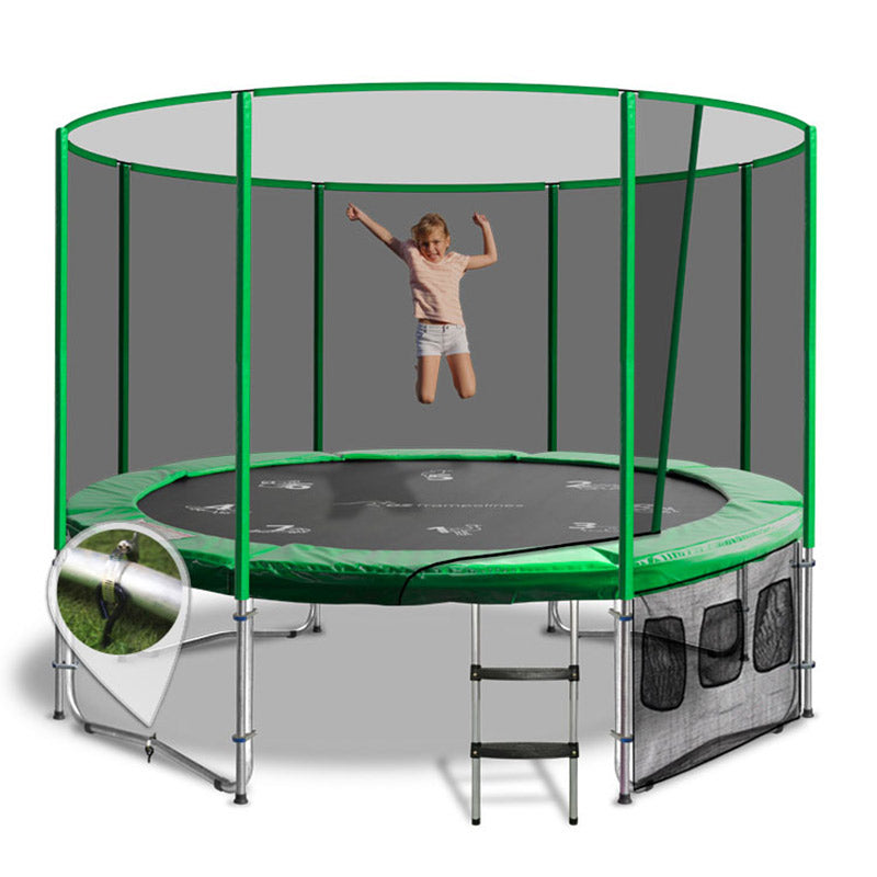 Oz Trampolines 10ft Round Summit Above Ground Trampoline