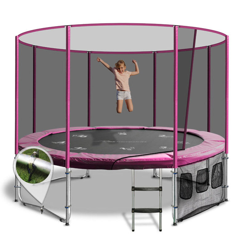 Oz Trampolines 10ft Round Summit Above Ground Trampoline