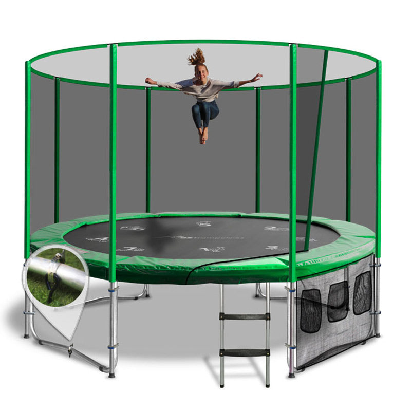 Oz Trampolines 14ft Round Summit Above Ground Trampoline