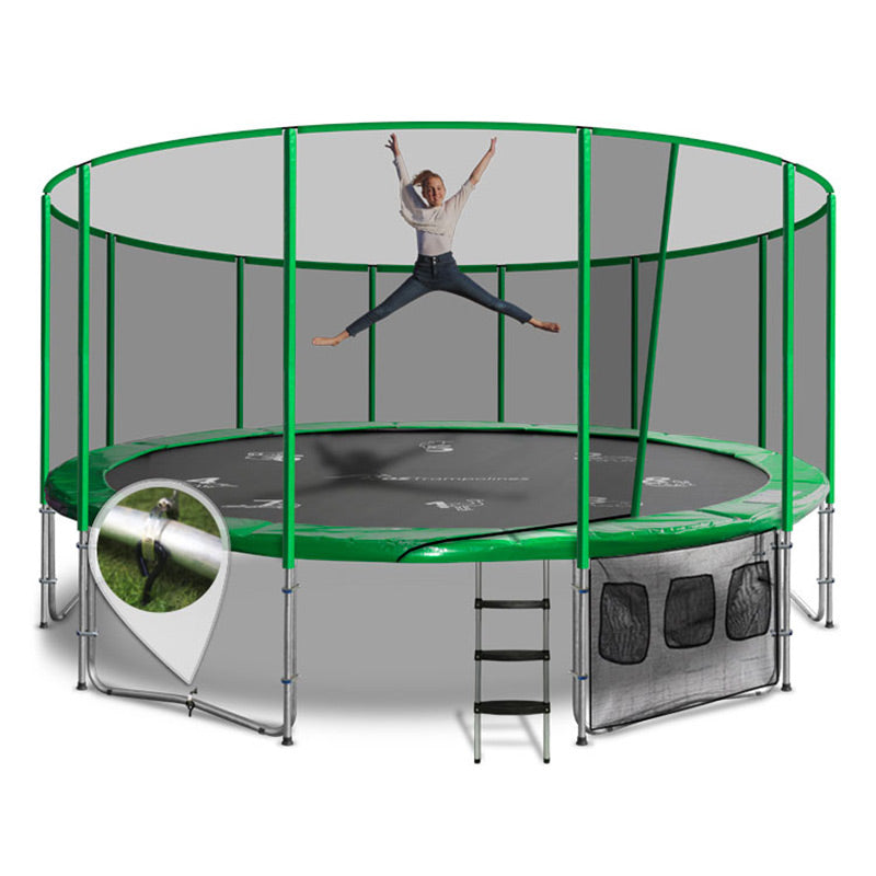 Oz Trampolines 16ft Round Summit Above Ground Trampoline