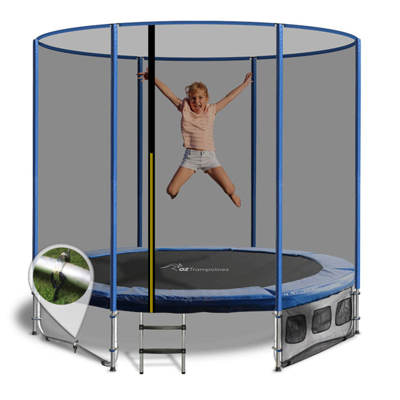 Oz Trampolines 6ft Round Summit Above Ground Trampoline