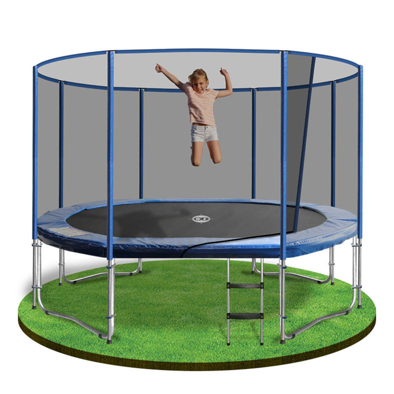 Oz Trampolines 7ft x 10ft Oval Shaped Summit Above Ground Trampoline