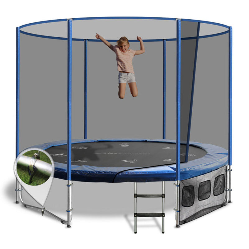 Oz Trampolines 8ft Round Summit Above Ground Trampoline