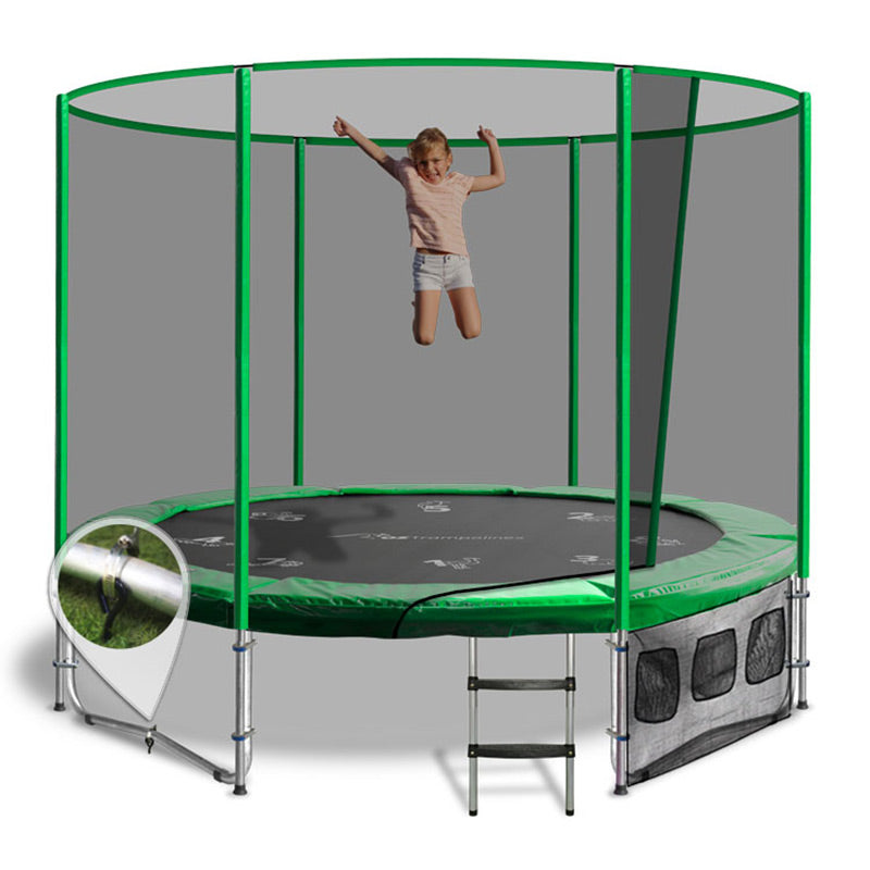 Oz Trampolines 8ft Round Summit Above Ground Trampoline