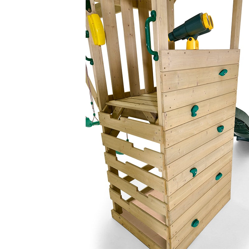 Plum Lookout Tower with Double Swing Set & Slide