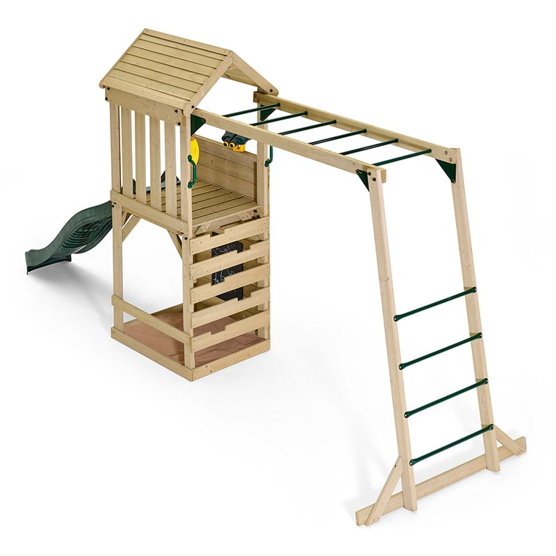 Plum Lookout Tower Play Centre with Monkey Bars and Slide