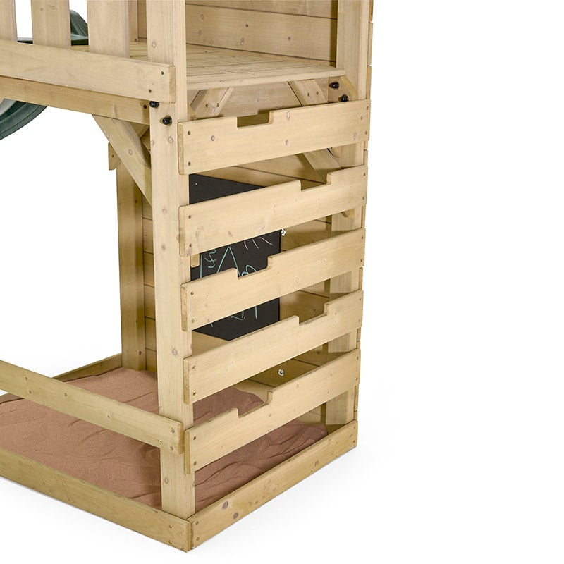 Plum Lookout Tower Play Centre with Monkey Bars, Double Swing Set & Slide