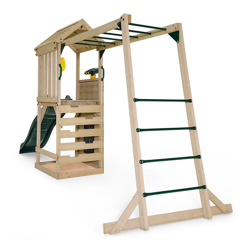 Plum Lookout Tower Play Centre with Monkey Bars and Slide